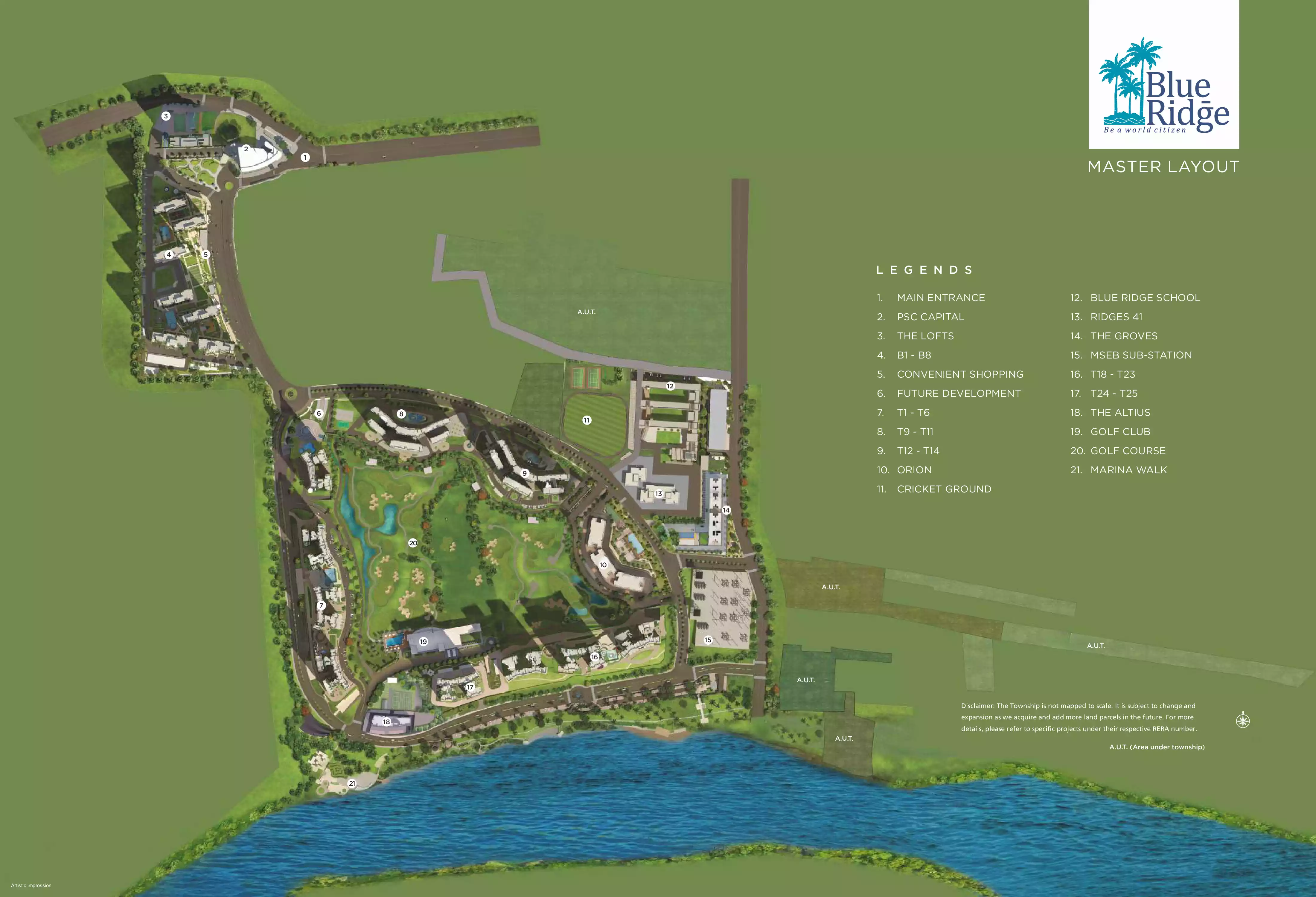 The Promenade site & master plan - Blue Ridge, Hinjawadi
